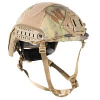 DELTA_SIX_Tactical_FAST_MH_Helm_für_Paintball_Airsoft_Woodland_Kryptec_front