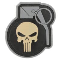 Paintball_Airsoft_PVC_Klettpatch_Punisher_grenade